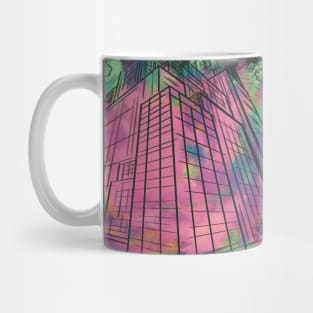 Anime buildings Mug